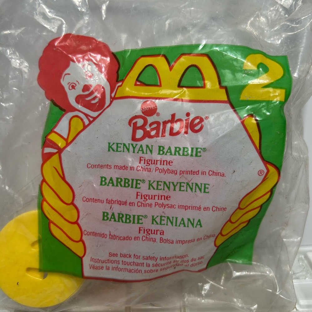 Vintage McDonalds Barbie Kenyan Figurine